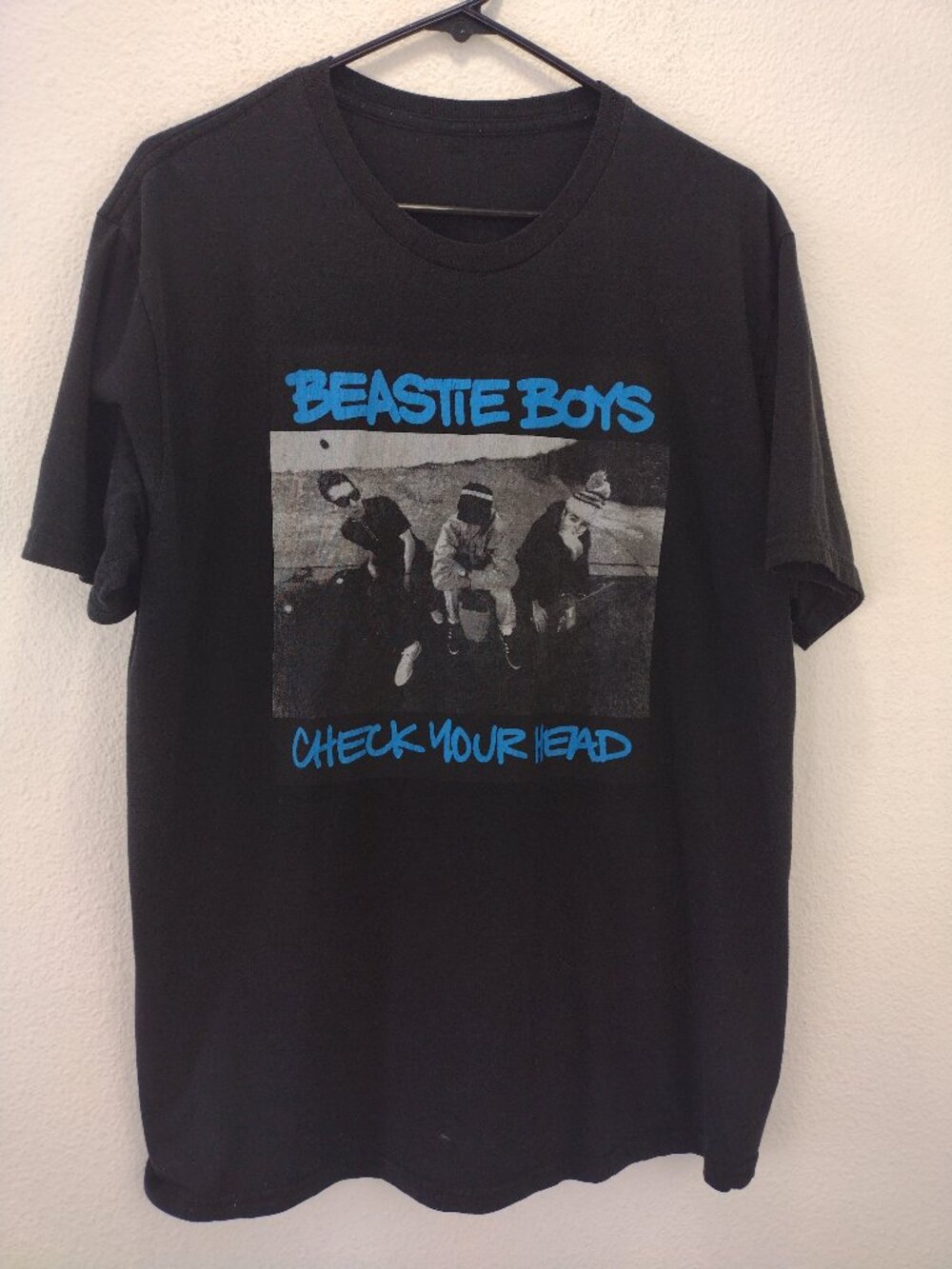 Beastie Boys Men's T-Shirt Check Your Head Black XL